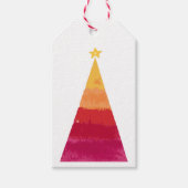 Merry & Bright Holiday Tree Geschenkanhänger (Vorderseite)