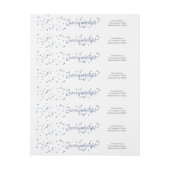 Merry & Bright Holiday Wraparound Address Label (Bogen)