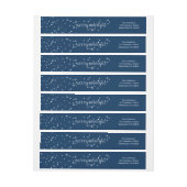 Merry & Bright Holiday Wraparound Address Label (Bogen)