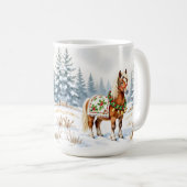 Merry & Bright, Holly Jolly Shetland Pony Christma Kaffeetasse (VorderseiteRechts)
