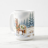 Merry & Bright, Holly Jolly Shetland Pony Christma Kaffeetasse (Vorderseite Links)