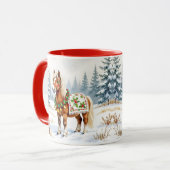 Merry & Bright, Holly Jolly Shetland Pony Christma Tasse (Vorderseite Links)
