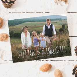 Merry & Bright Horizontal Foto Weihnachten