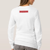 Merry & Bright | Individuelle Name hinten | Rot Ka T-Shirt (Rückseite)