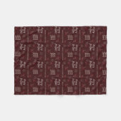 Merry & Bright | Joy, Joy, Joy | Weihnachten Fleecedecke (Vorderseite (Horizontal))