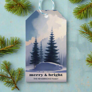 Merry & Bright l Clean Water Pine Trees Geschenkanhänger