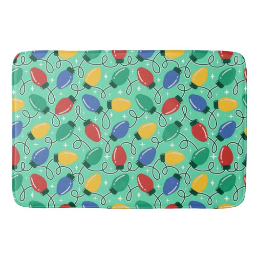 Merry & Bright Lights Badematte (Vorderseite)