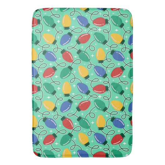 Merry & Bright Lights Badematte (Vorderseite Vertikal)