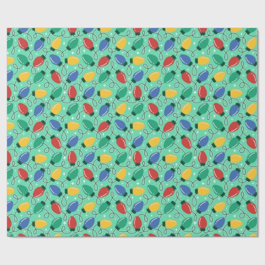 Merry & Bright Lights Geschenkpapier (Flach)