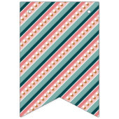 Merry + Bright Marquee Bunting Banner - Aquamarin (Erste Fahne)