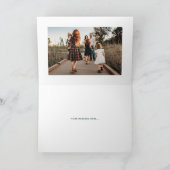 Merry + Bright Marquee Grußkarte - Grün Einladung (Innenseite)