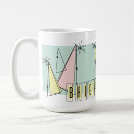 Merry & Bright Mid Century Moderne Tasse