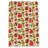 Merry & Bright Mittlere Geschenktüte (Vorderseite)