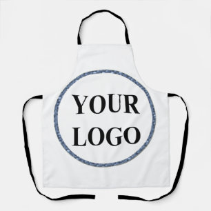 Merry Bright Modern Niedliches Weihnachtslogo Schürze