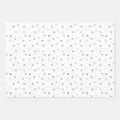 Merry & Bright Moderne Weihnachten Geschenkpapier Set (Vorderseite 2)
