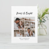 Merry & Bright Multi-Foto Weihnachten (Stehend Vorderseite)