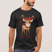Merry&Bright Niedlich Rentier T - Shirt