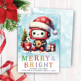 Merry & Bright Niedlich Robot Weihnachten