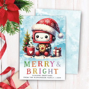 Merry & Bright Niedlich Robot Weihnachten