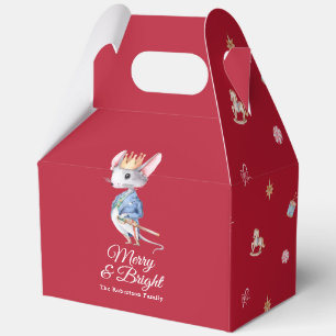 Merry & Bright Nussknacker-Maus-Geschenkbox Geschenkschachtel
