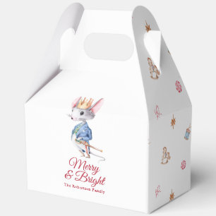 Merry & Bright Nussknacker-Maus-Geschenkbox Geschenkschachtel