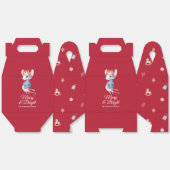 Merry & Bright Nutcracker Mouse Favor Box Geschenkschachtel (Ungeklappt)