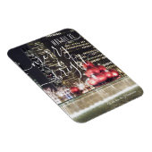 Merry & Bright | NYC Christmas City Lights Foto Magnet (Rechte Seite)