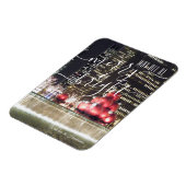 Merry & Bright | NYC Christmas City Lights Foto Magnet (Linke Seite)