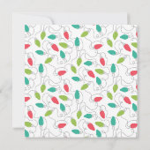 Merry + Bright One Foto Weihnachtskarte (Rückseite)