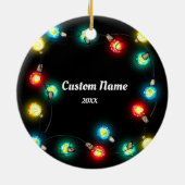 Merry & Bright Ornament - Weihnachtsbeleuchtung De (Hinten)