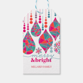 Merry & Bright Ornaments Geschenkanhänger