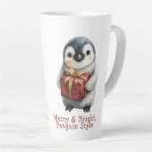 Merry & Bright Penguin Weihnachten Milchtasse (Rechte Ecke)