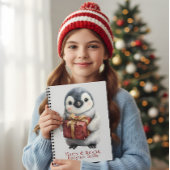 Merry & Bright Penguin Weihnachten Notizblock