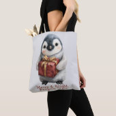 Merry & Bright Penguin Weihnachten Tasche (Von Nahem)
