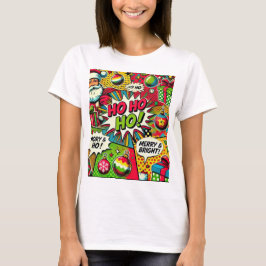 Merry & Bright Pop Kunst - Frische T - Shirt