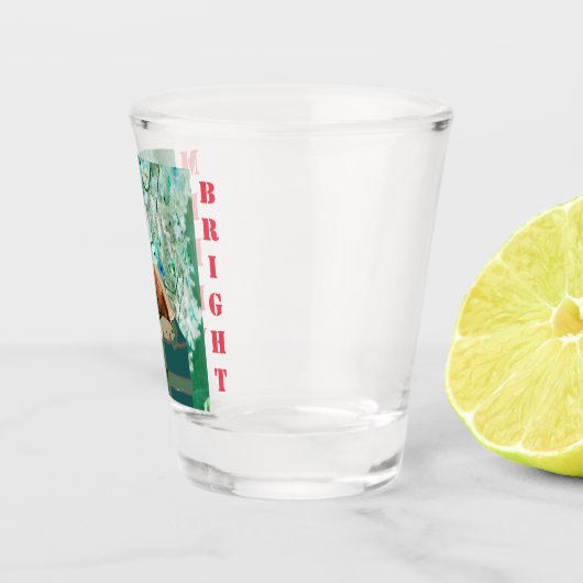 Merry & Bright Puppy Shot Glass Schnapsglas (Rechts)