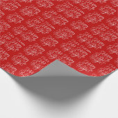 Merry Bright Red Christmas Geschenkpapier (Ecke)