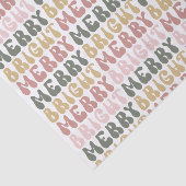 Merry & Bright Retro 80er Nostalgia Trendy Seidenpapier (Ausschnitt)