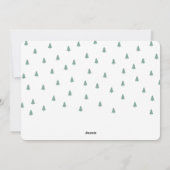 Merry & Bright Retro Farbiges Foto Weihnachten (Rückseite)