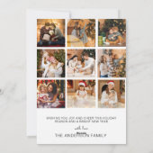 Merry & Bright Retro Weihnachten Fotos (Rückseite)