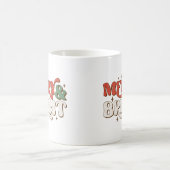 Merry & Bright Retro Weihnachten Kaffeetasse (Mittel)