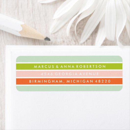 Merry + Bright Return Address Label (Insitu)