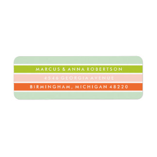 Merry + Bright Return Address Label
