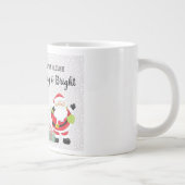 Merry & Bright Santa mit Jahr Jumbo-Tasse (Rechts)