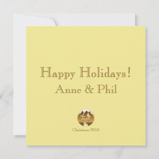 Merry & Bright Save The Date (Rückseite)