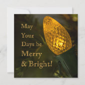 Merry & Bright Save The Date (Vorderseite)