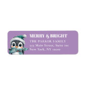 MERRY & BRIGHT! Schön, Pinguin mit Weihnachtsmannm (Vorne)