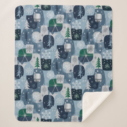 Merry & Bright Sherpadecke (Vorderseite)