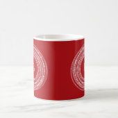 Merry & Bright Sparklights Monogram Christmas Kaffeetasse (Mittel)