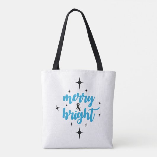 Merry & Bright Tasche (Rückseite)